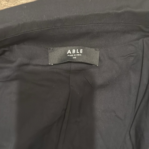 Able - Micah Drapey Blazer - Black - Size XXS - Gently Used!! - Picture 8 of 11